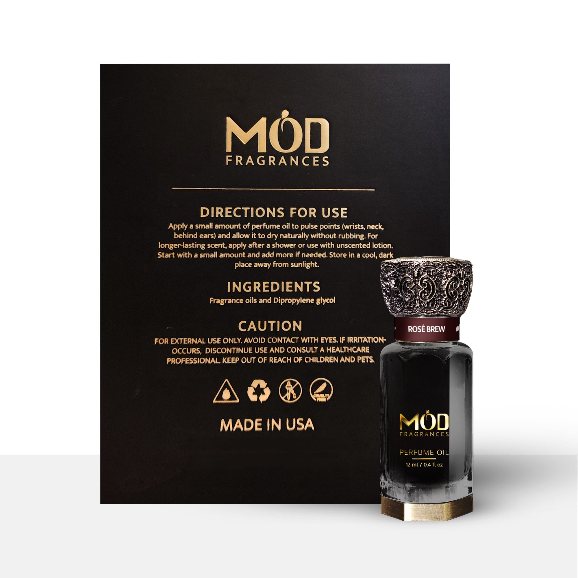 Rose Brew Perfume Oil - Mod Fragrances