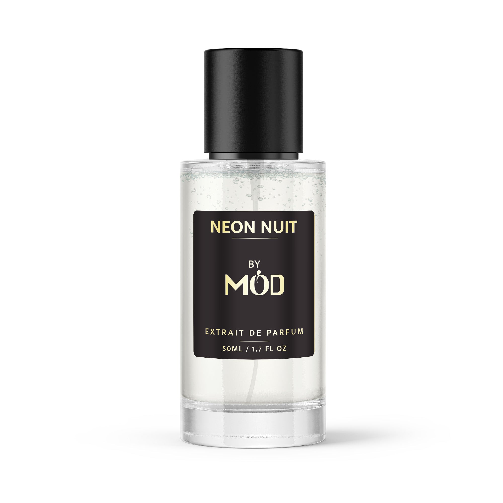 Mod Fragrances Neon Nuit Perfume Bottle - Amber-inspired men’s fragrance with cardamom, lavender, and vanilla notes.