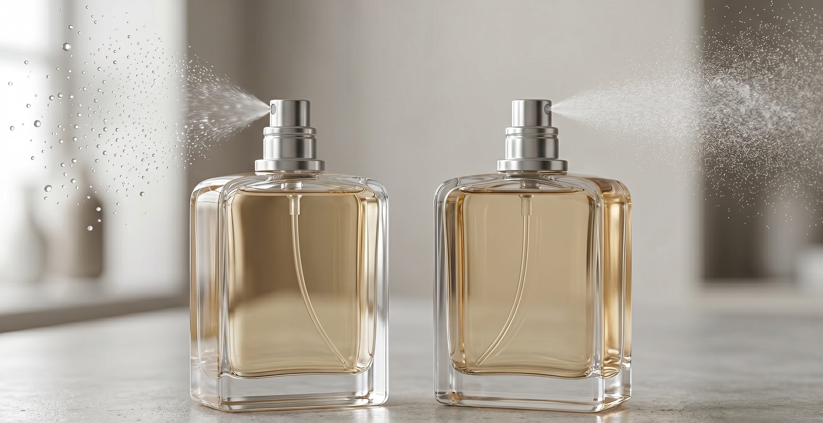 standard vs pressurized perfume atomizer