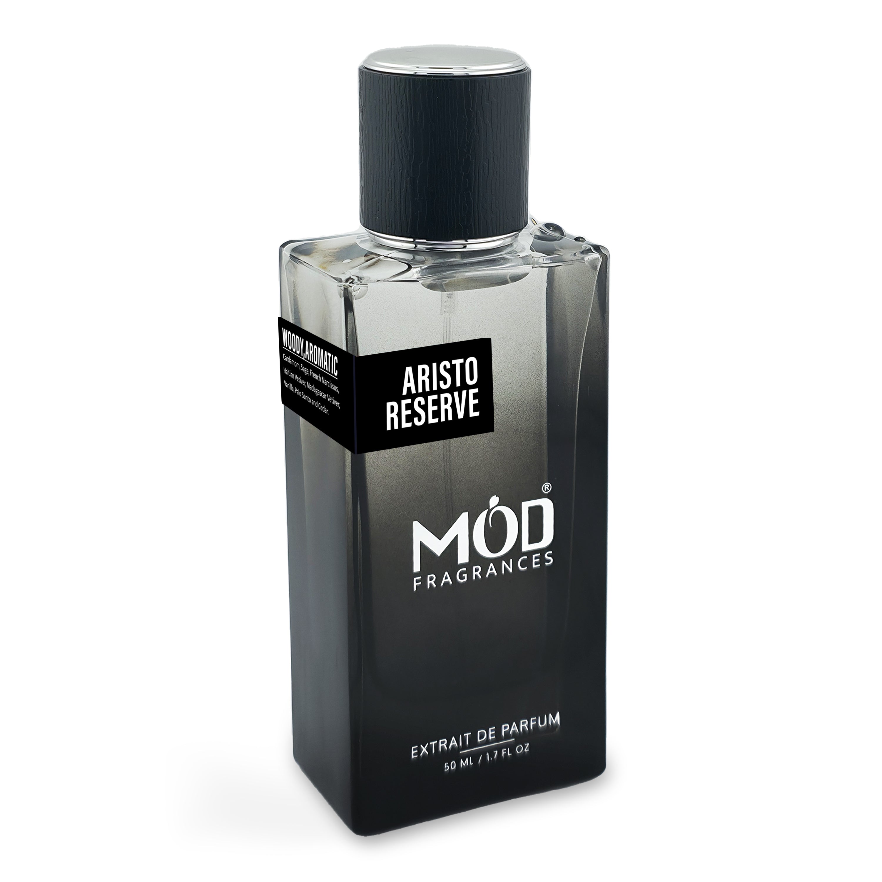 Aristo Reserve MOD Fragrances perfume bottle on a white background