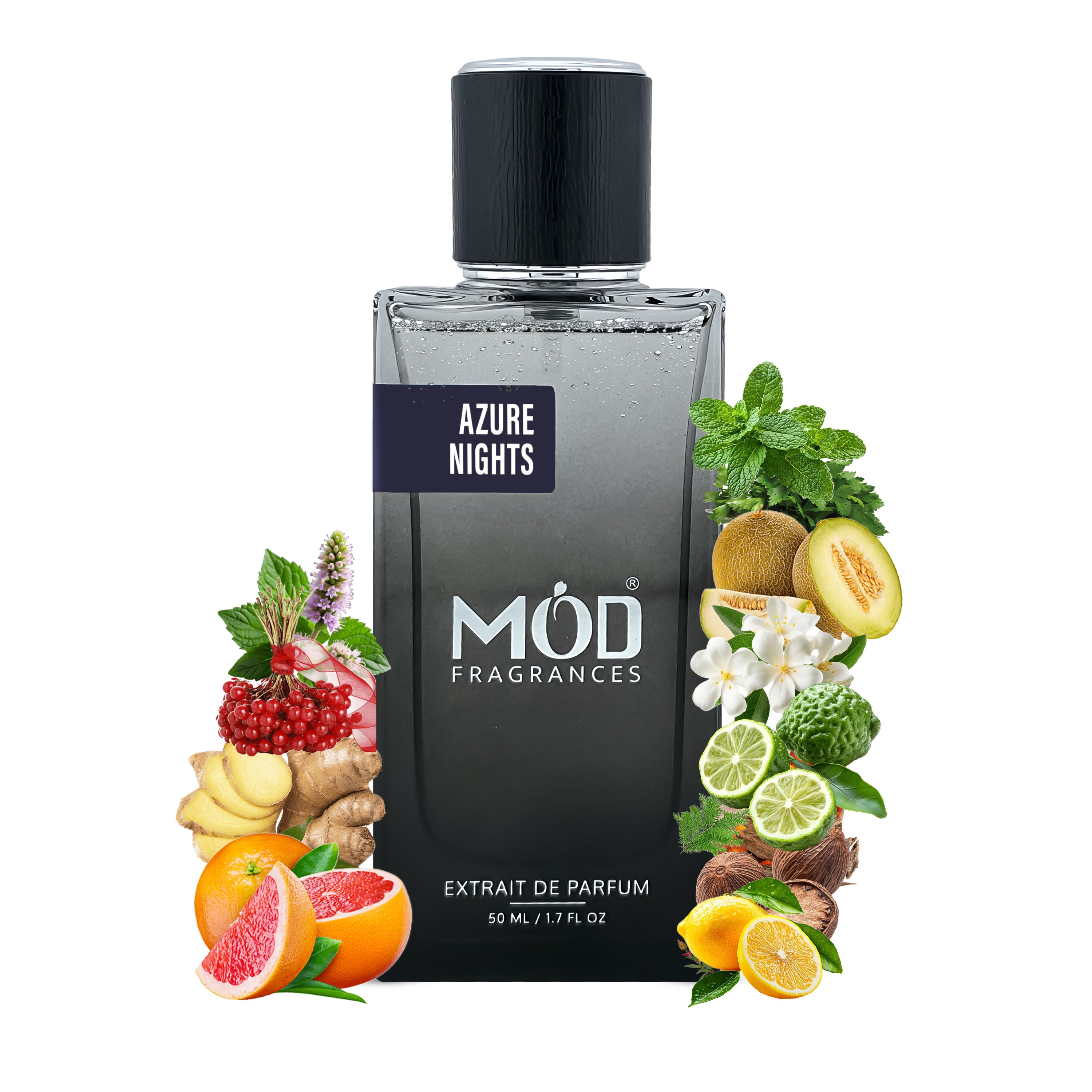 Inspired by Bleu De Chanel - Azure Night Perfume For Men by Mod Fragrances. Fresh, Floral Fruity