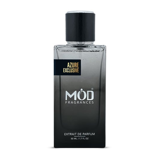 Inspired by L'Exclusif Perfume dupe Bleu De Black perfume bottle with 'MOD Fragrances' branding on a white background