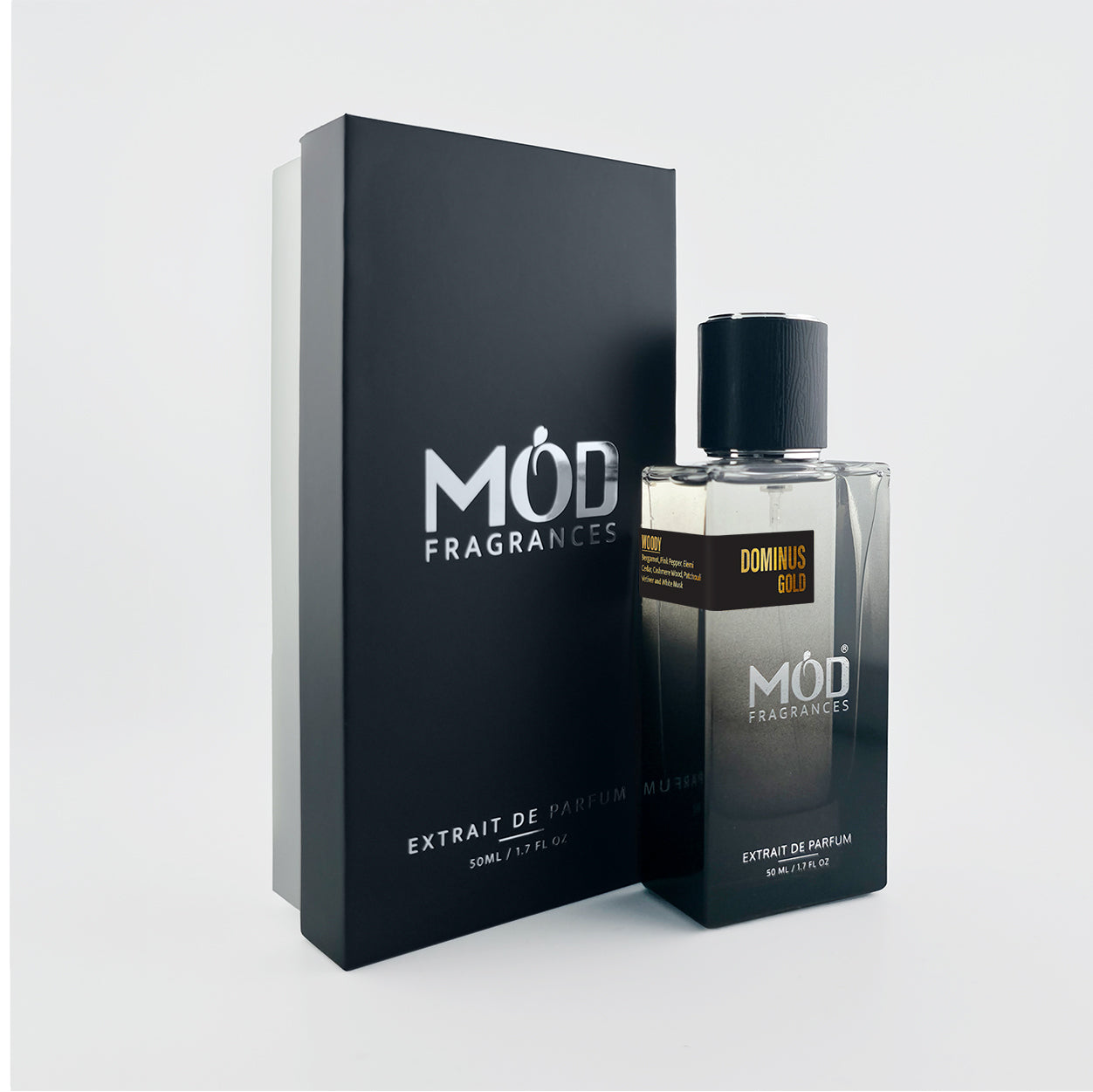Mod Fragrances perfume bottle and packaging on a white background