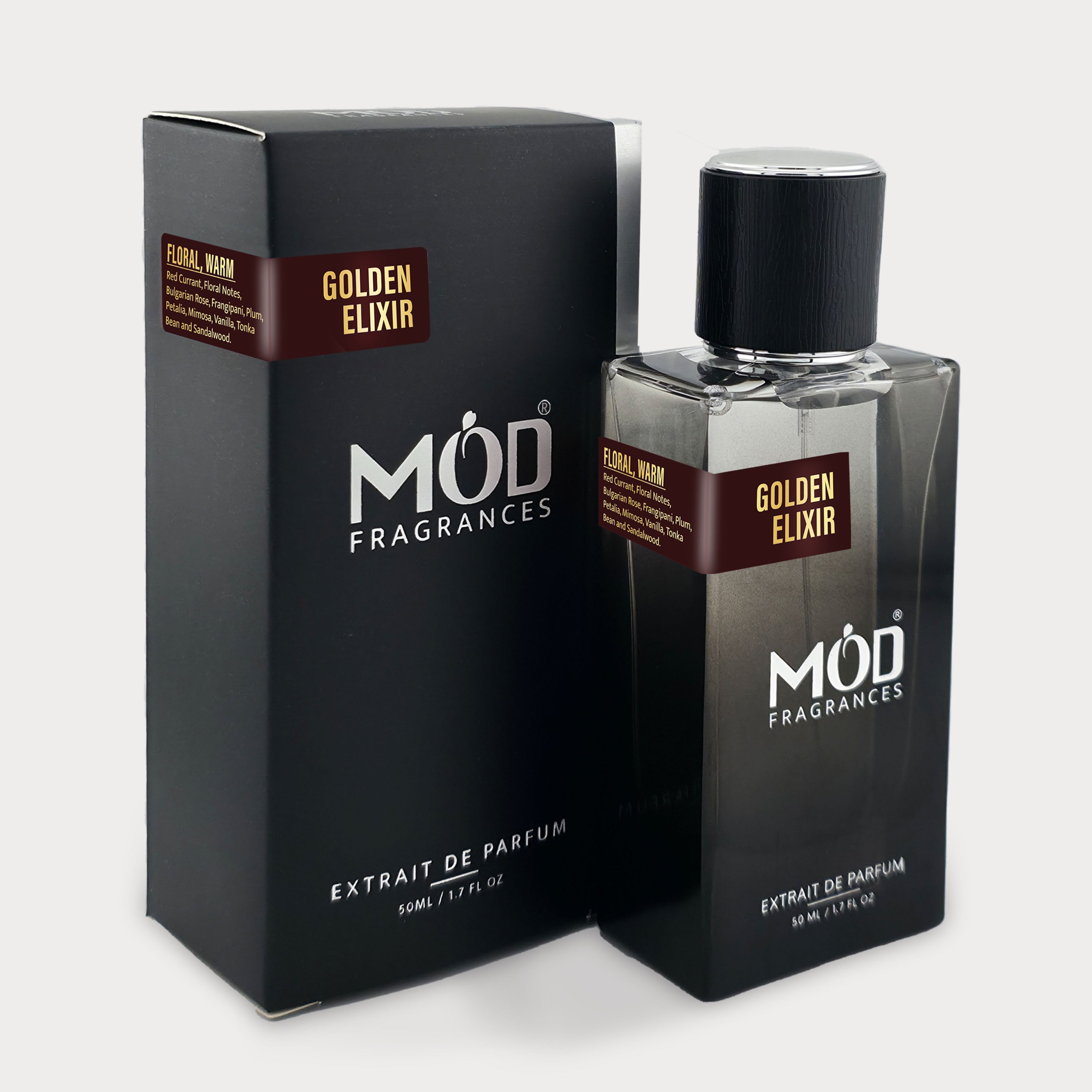 Golden Elixir by Mod Fragrances Inspired by Women in Gold Perfume Dupe with Box