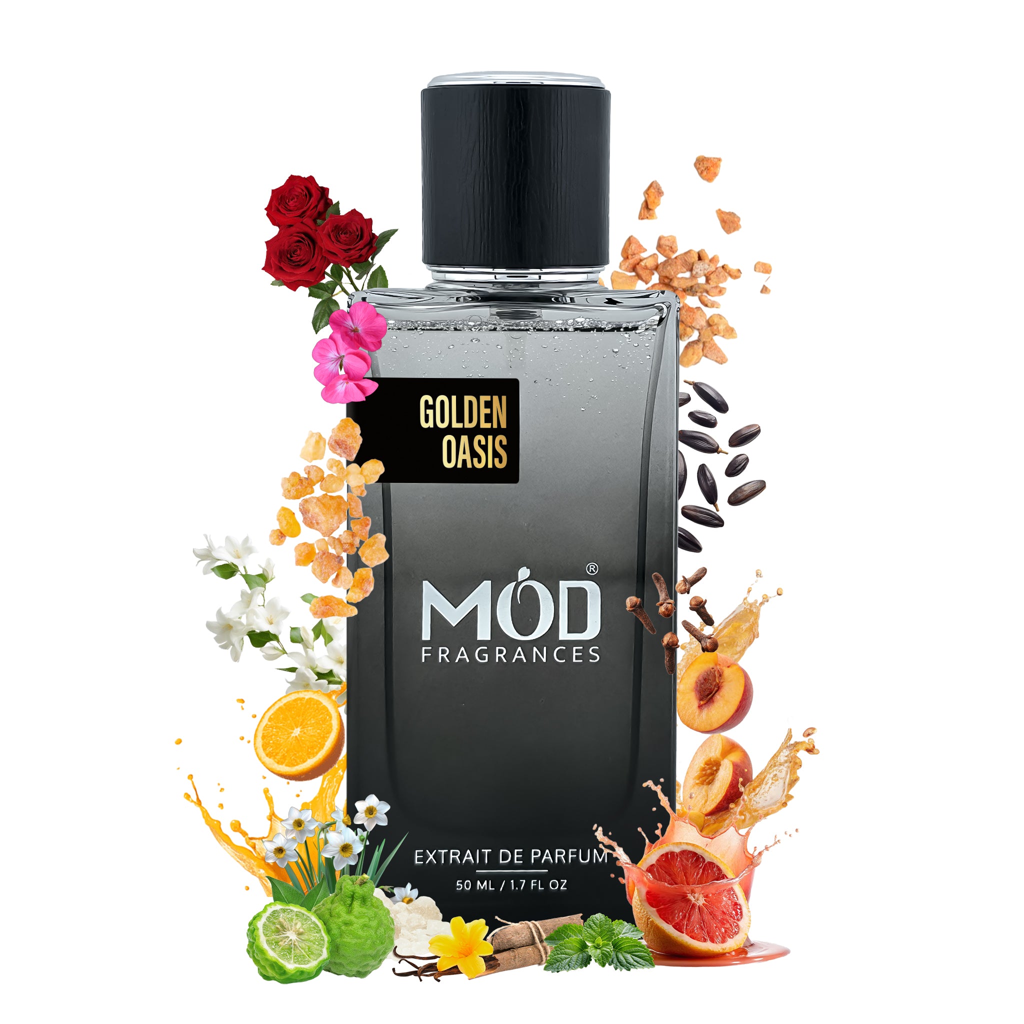 Coco Noir Inspired Perfume Dupe. Golden Oasis by Mod Fragrances with Notes