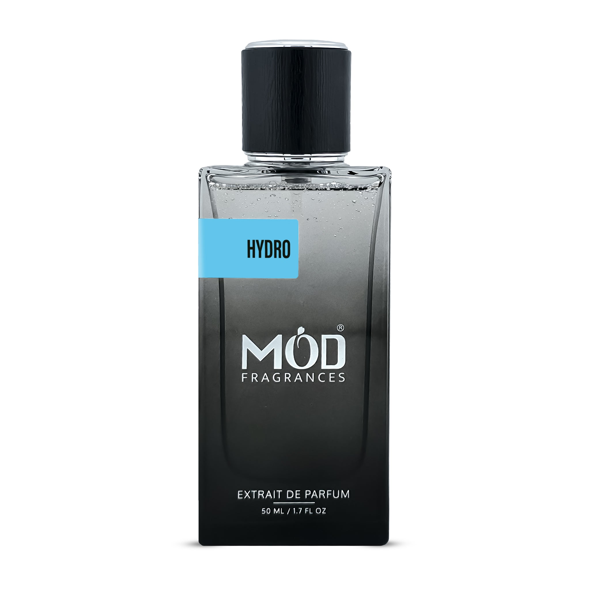 Invictus Hydro Perfume dupe bottle labeled 'MOD Fragrances Hydro' on a white background