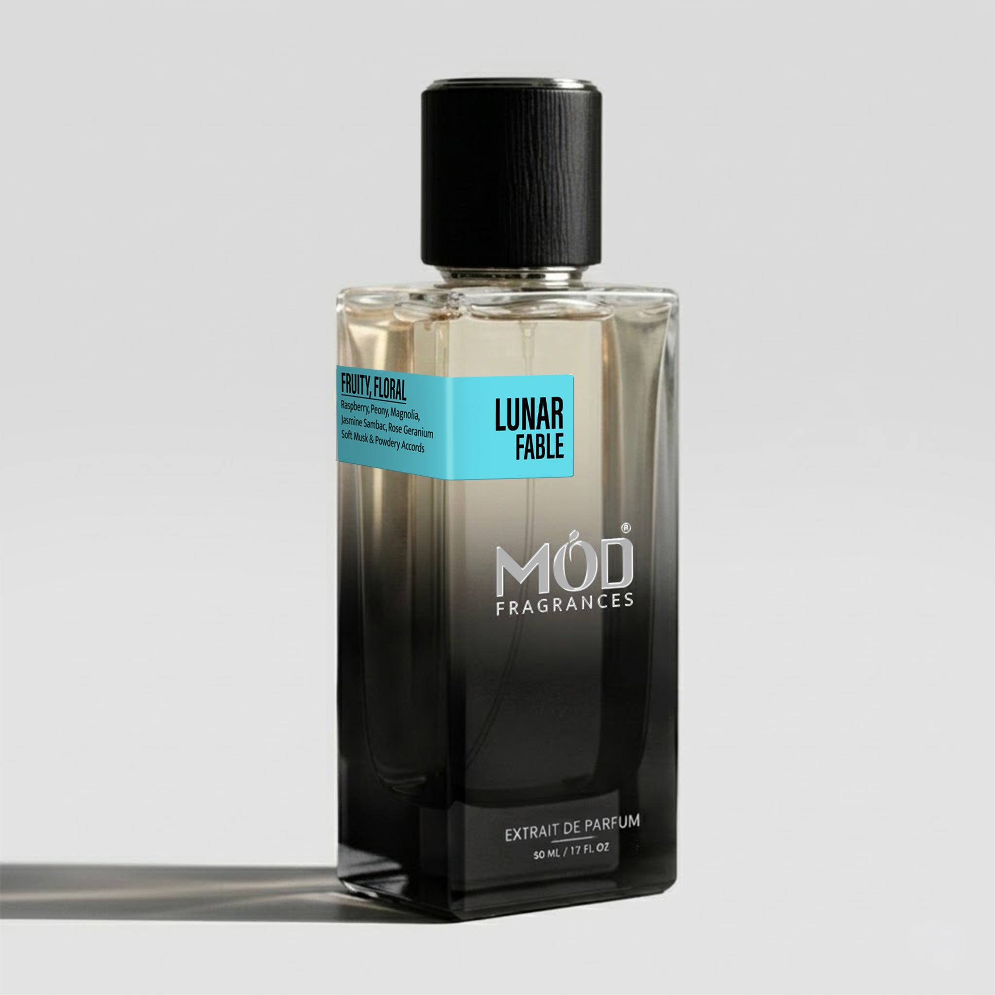 MOD Fragrances 50ml perfume bottle "Lunar Fable" for unisex, inspired by Moon Tale, on white background