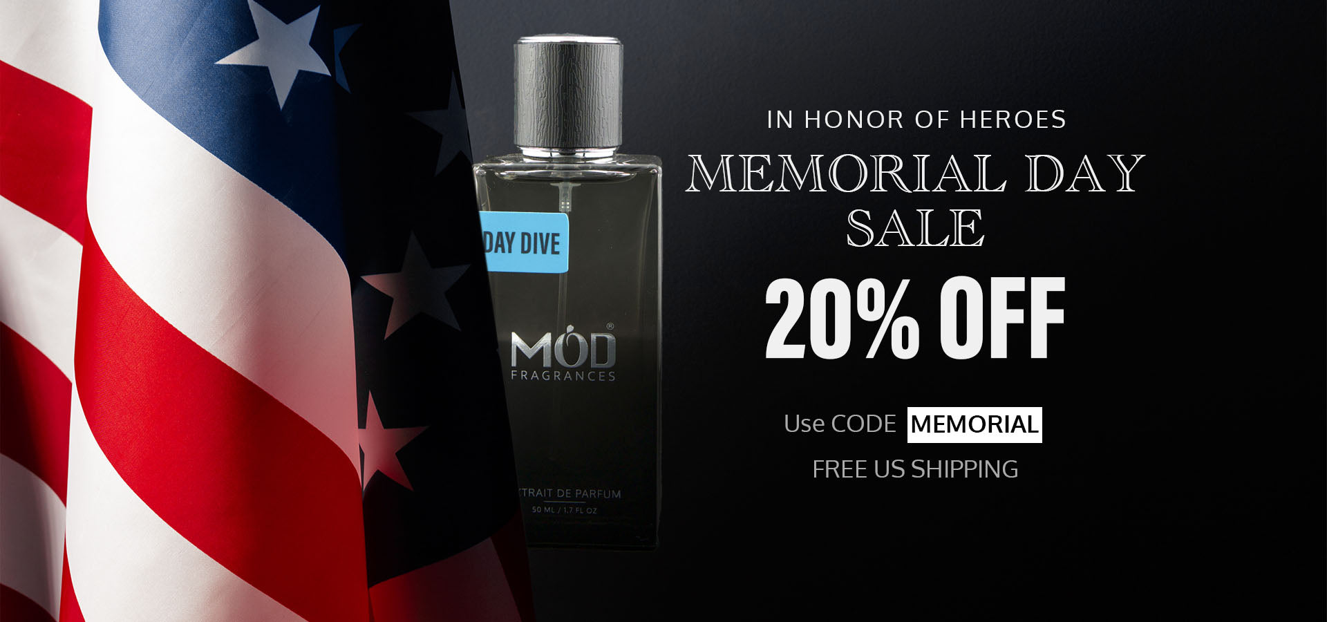 Mod Fragrances Momorial Day Sale. 20% OFF on Designer Inspired Perfumes