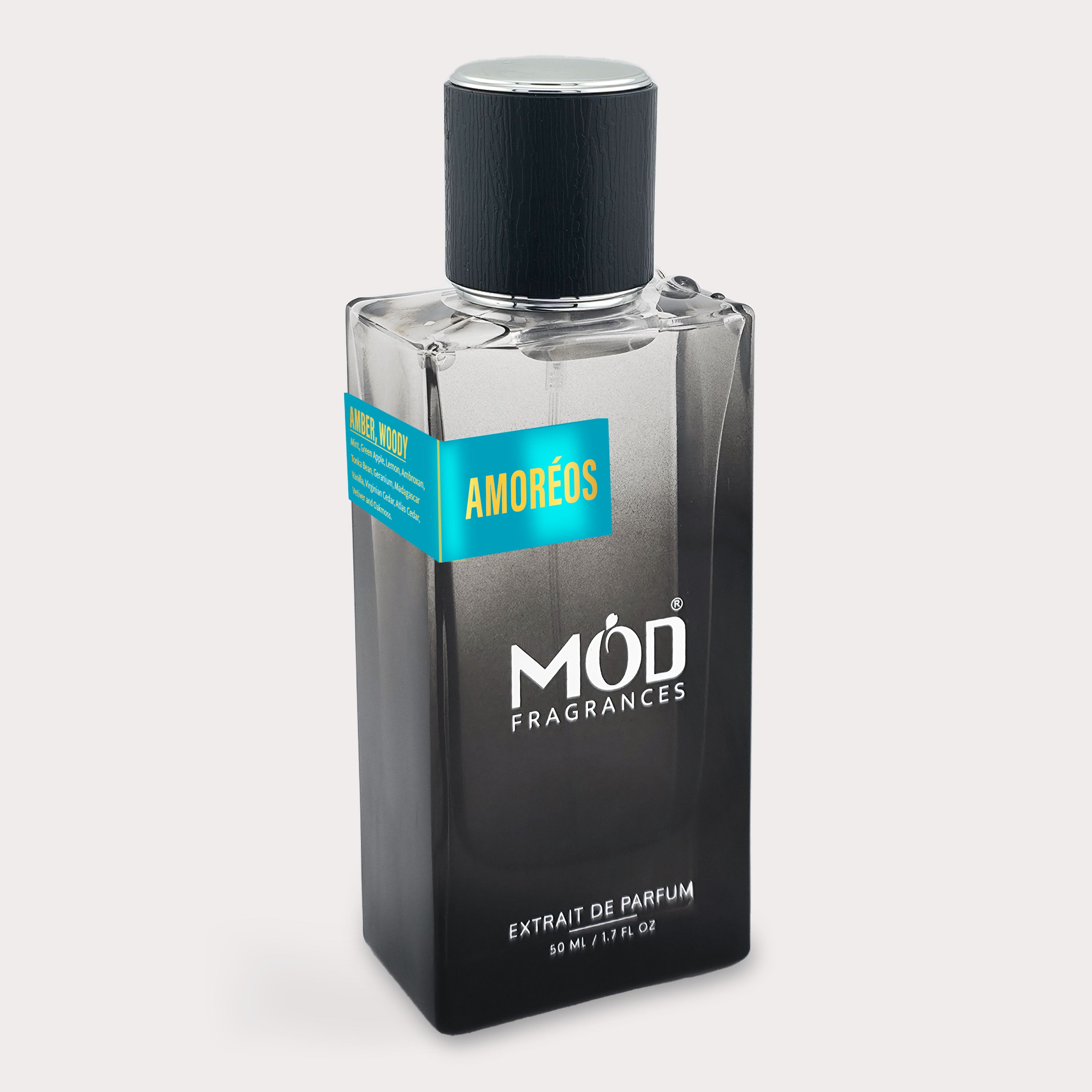 Eros Perfume Dupe. Amoreos by Mod Fragrances Angled