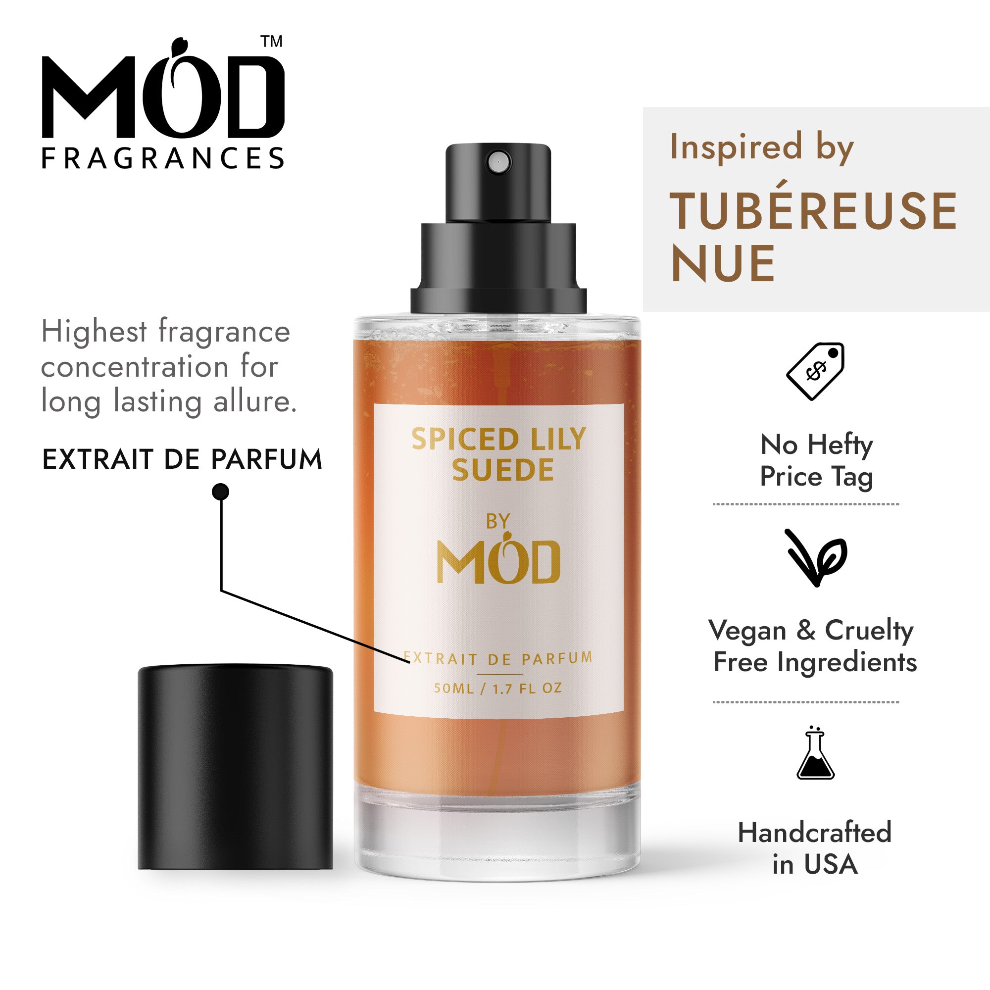 Spiced Lily Suede - Mod Fragrances