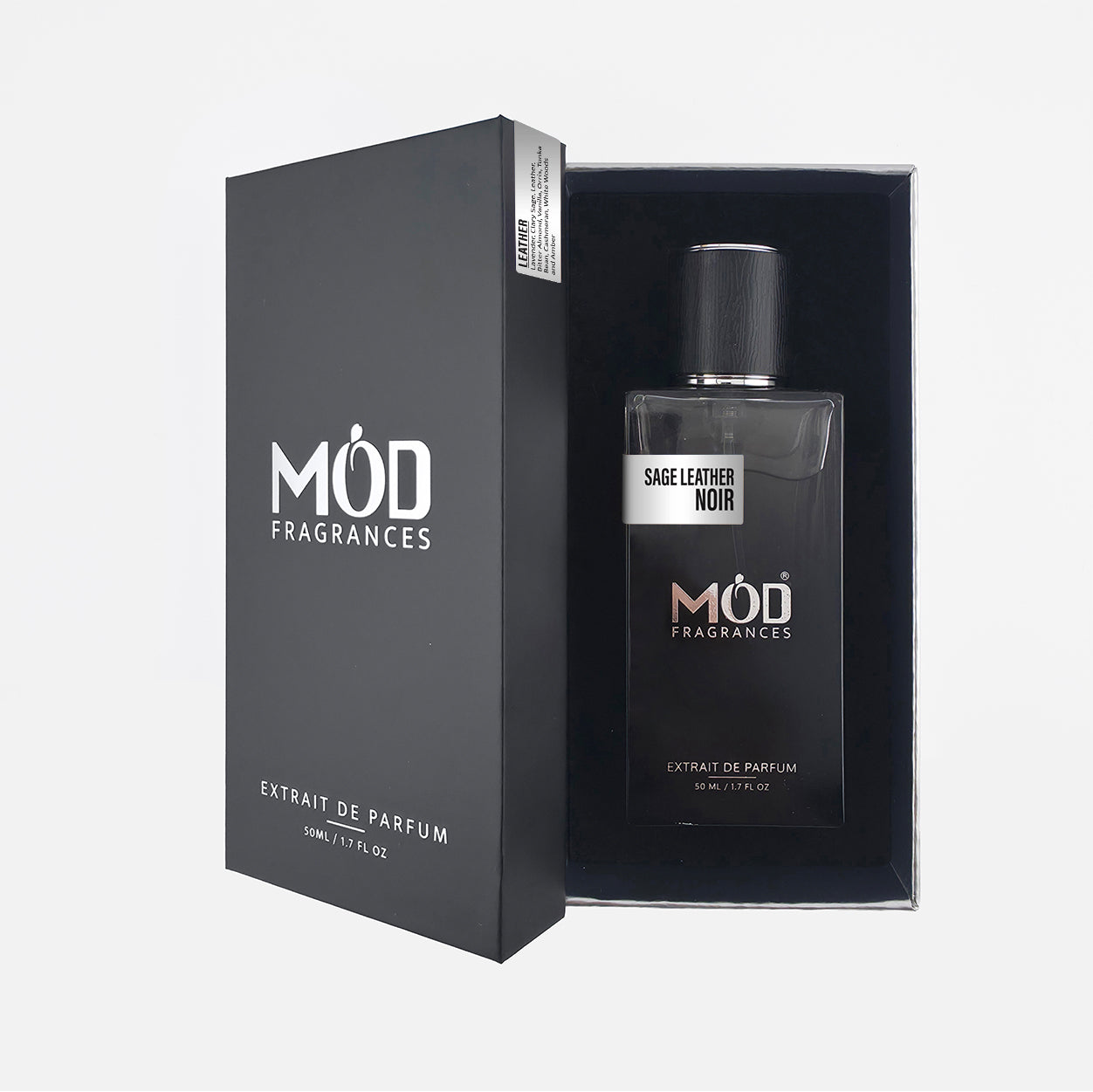 Mod Fragrances perfume bottle and packaging on a white background