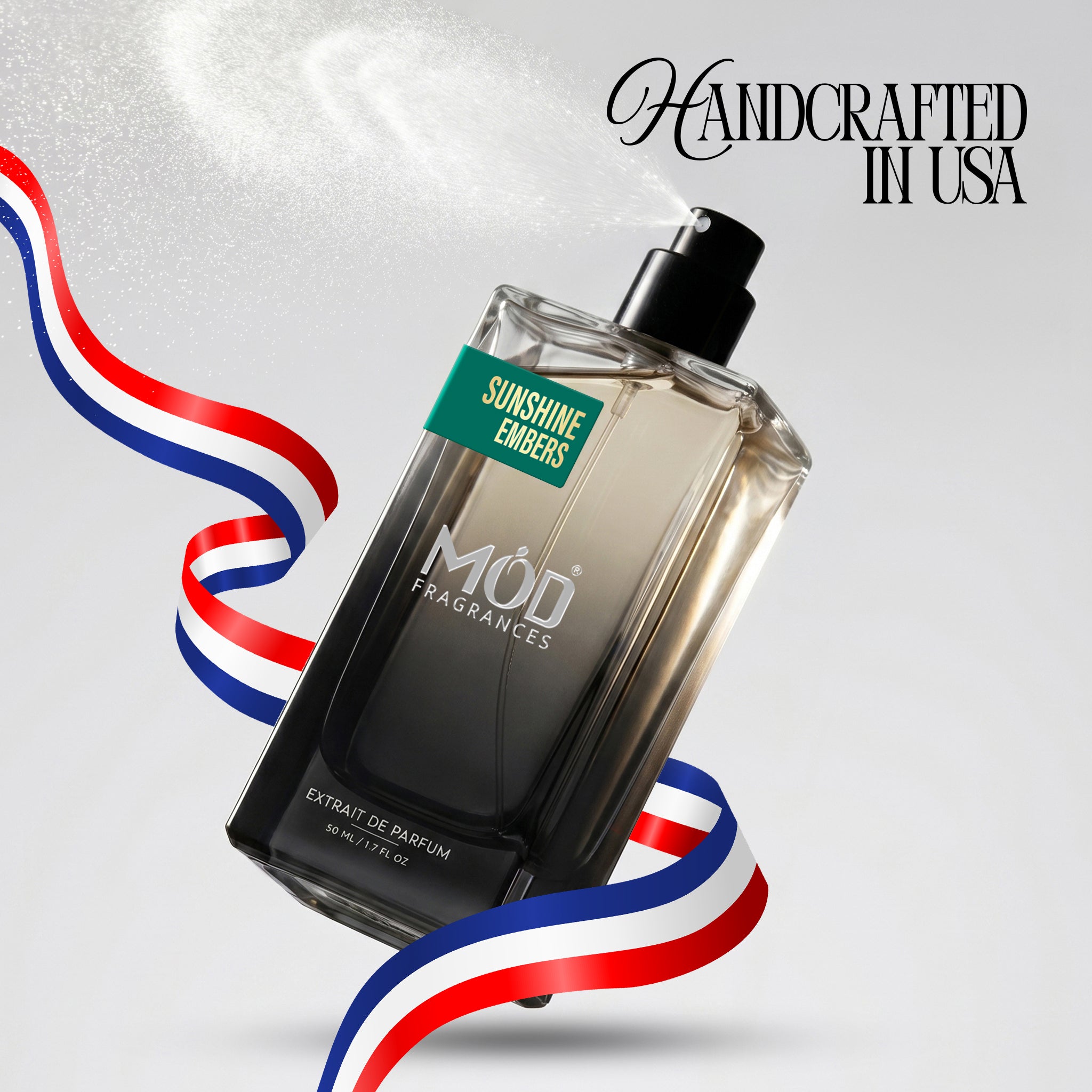 MOD fragrances perfume "sunshine embers" for unisex. handcrafted in USA