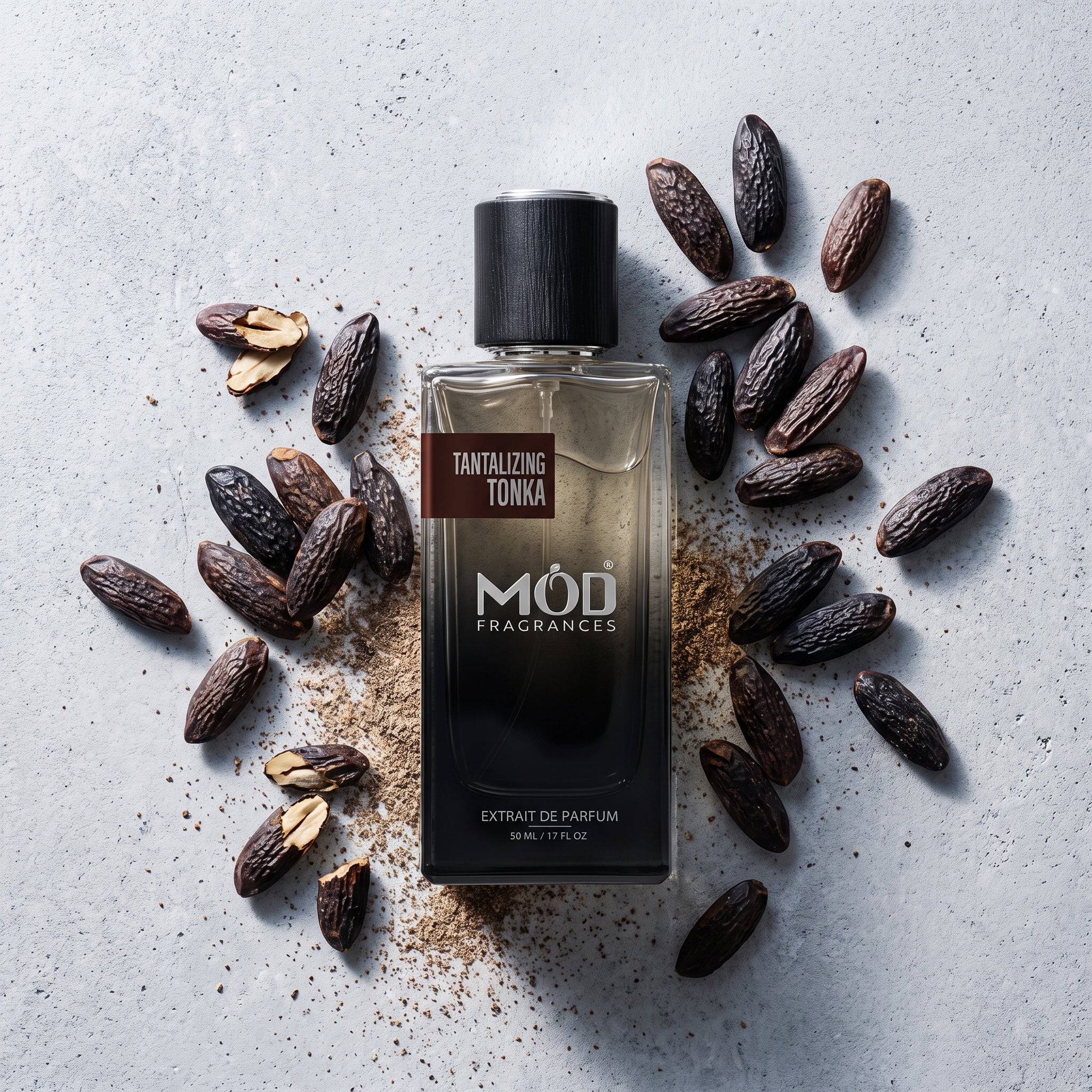Tantalizing Tonka Perfume Dupe bottle inspired by Myrrh and tonka 