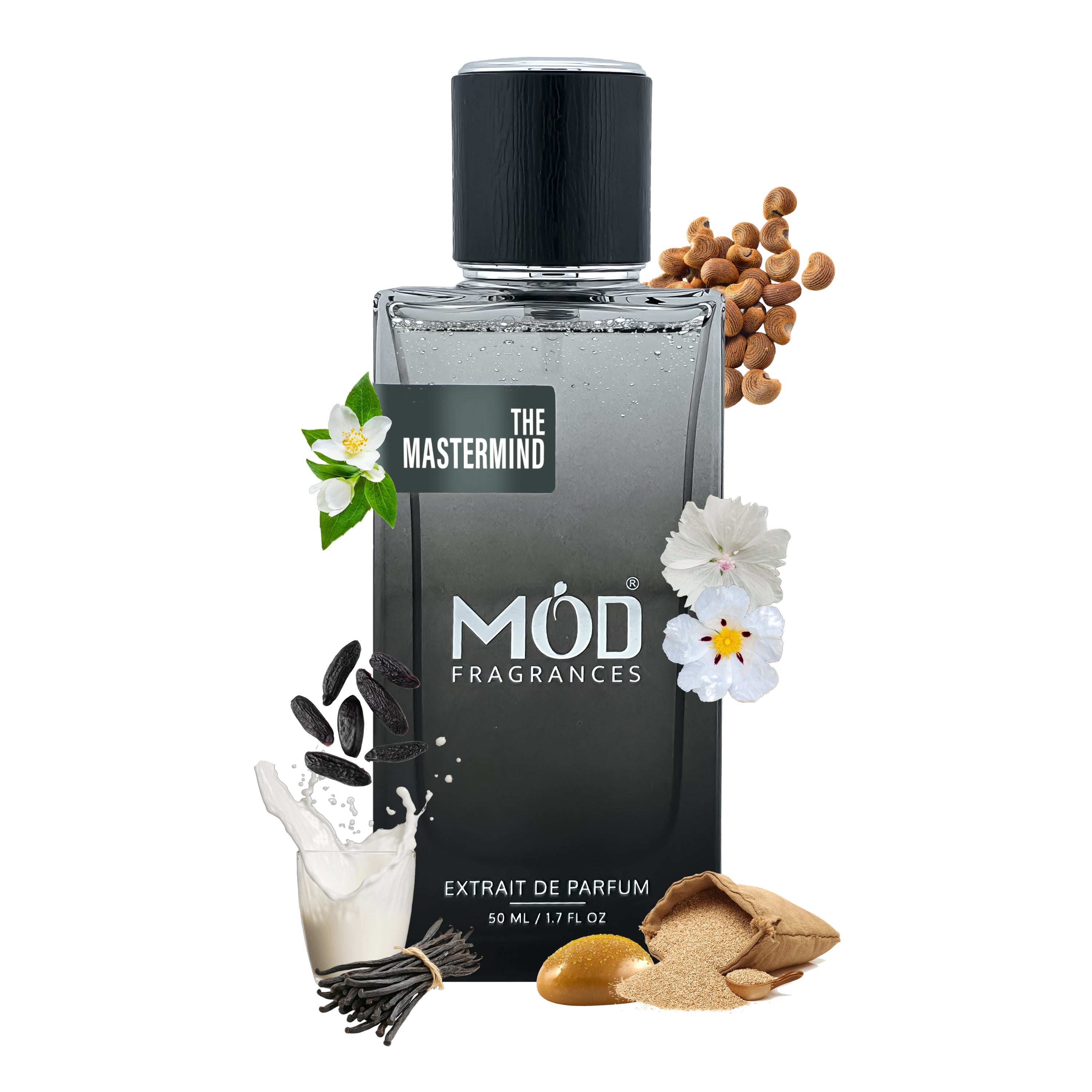 Inspired by Mind Games Sissa Perfume Dupe - The Master Mind by Mod Fragrances, Black Perfume Bottle with Notes Bouquet