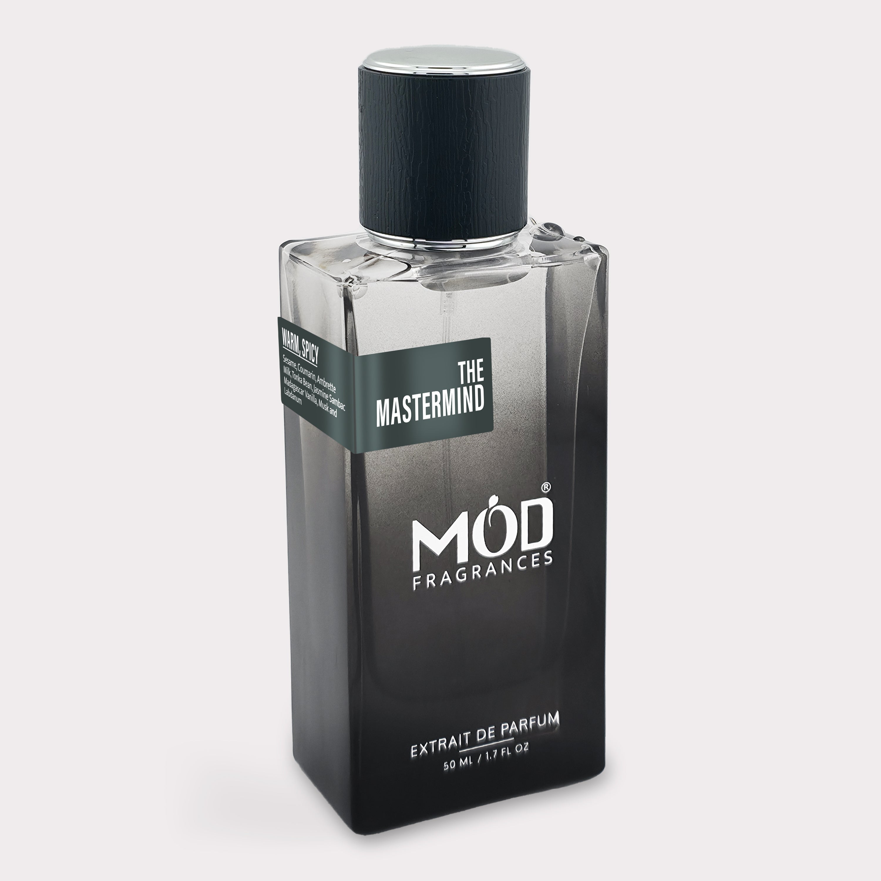 Inspired by Mind Games Sissa Perfume Dupe - The Master Mind by Mod Fragrances, Black Perfume Bottle