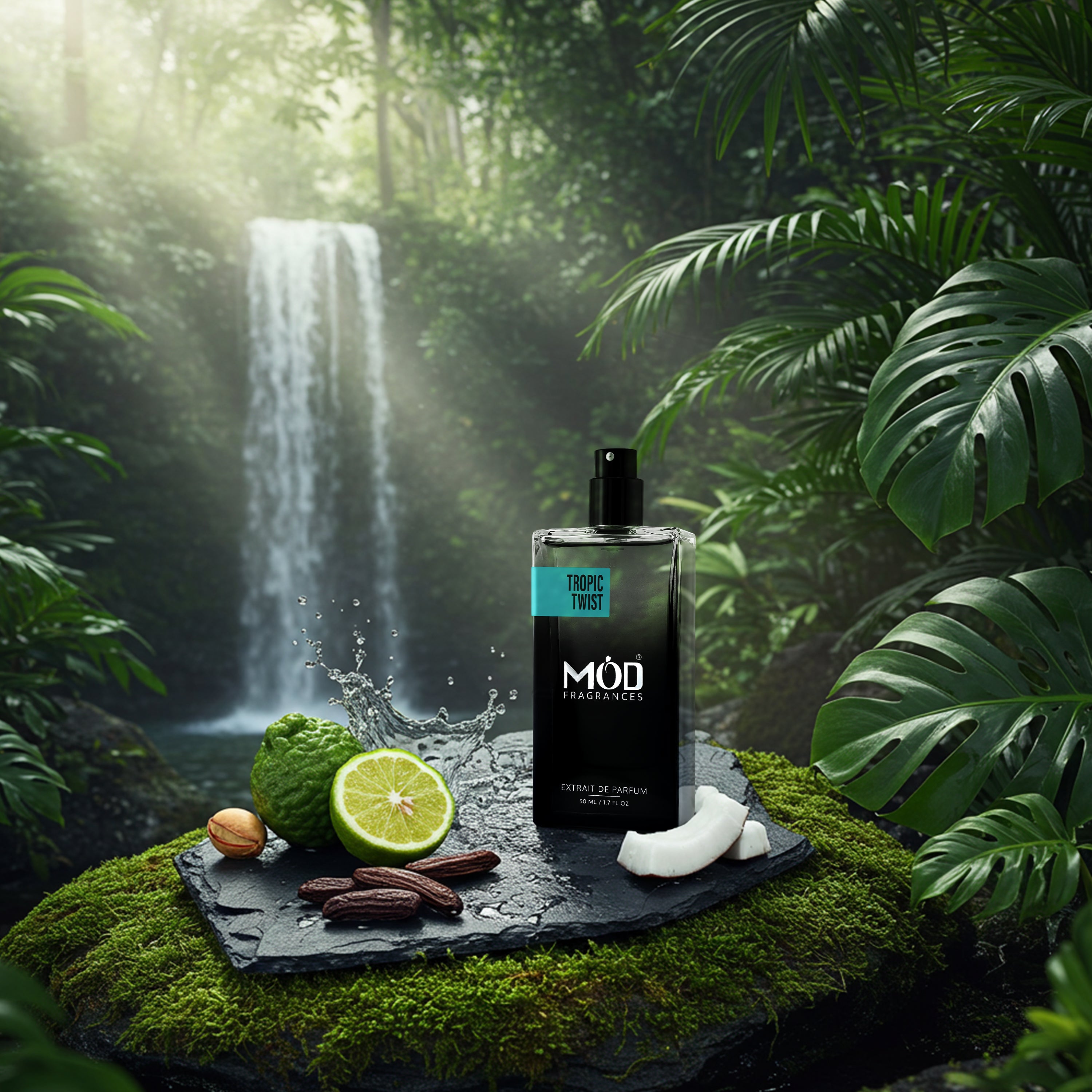 Inspired by Le Beau - Mod Fragrances Tropic Twist Perfume For Men Creative Image