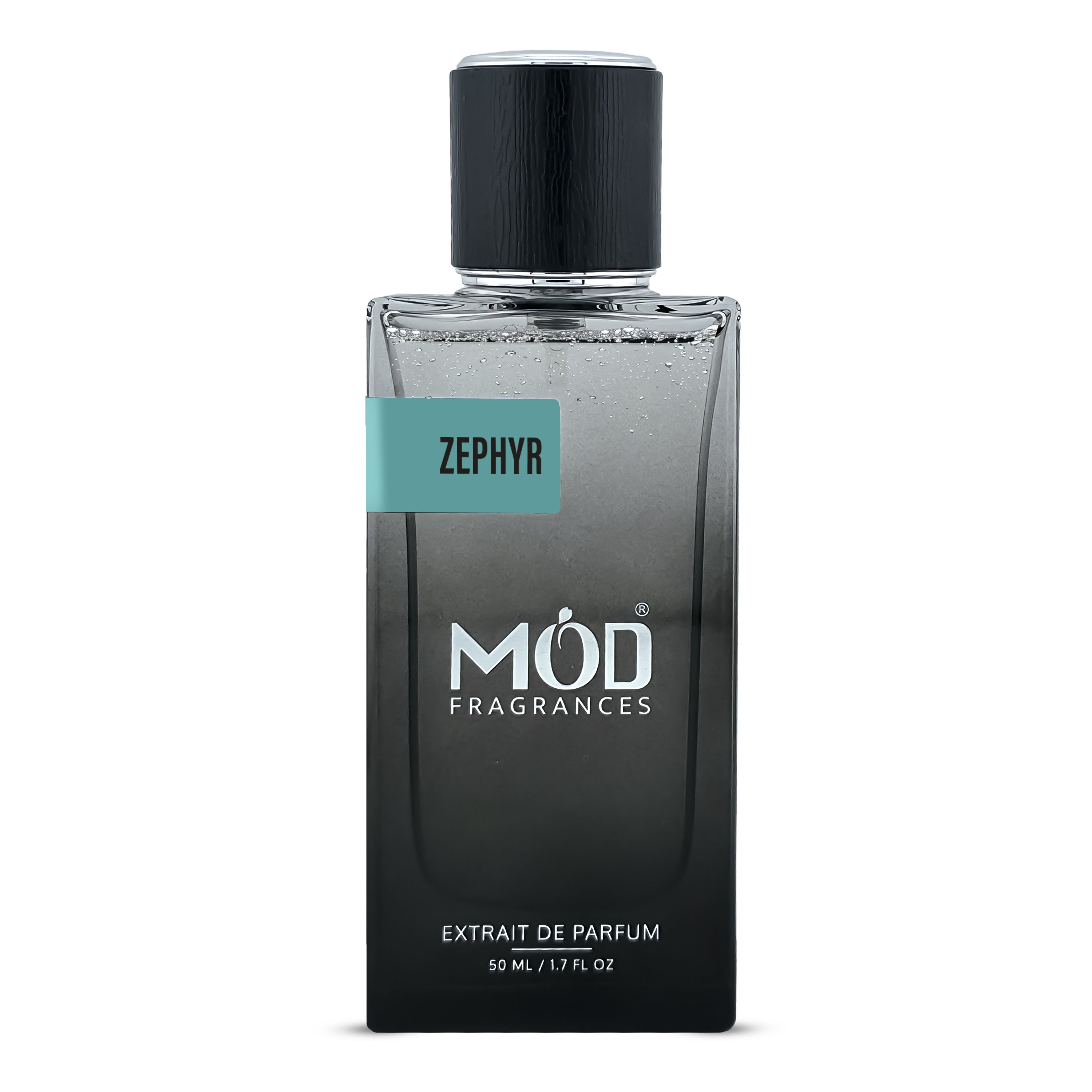Inspired by Pacific Chill Perfume Dupe bottle labeled 'Zephyr' by 'MOD Fragrances' on a white background